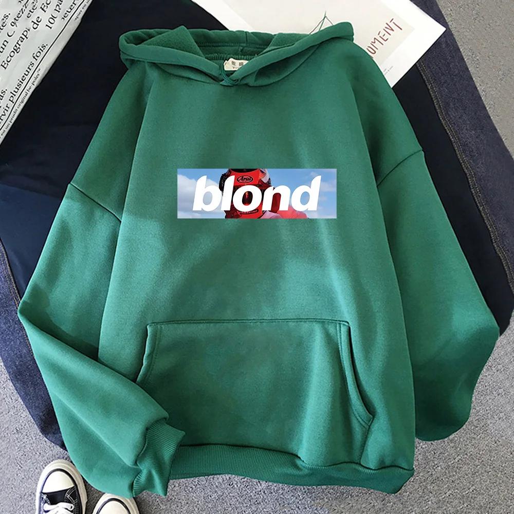 Frank O-cean Blond Mikina Pánska Ležérna Pulóver Jeseň a Zima Flísová Mikina Minimalizmus Potlačená Mikina Oblečenie
