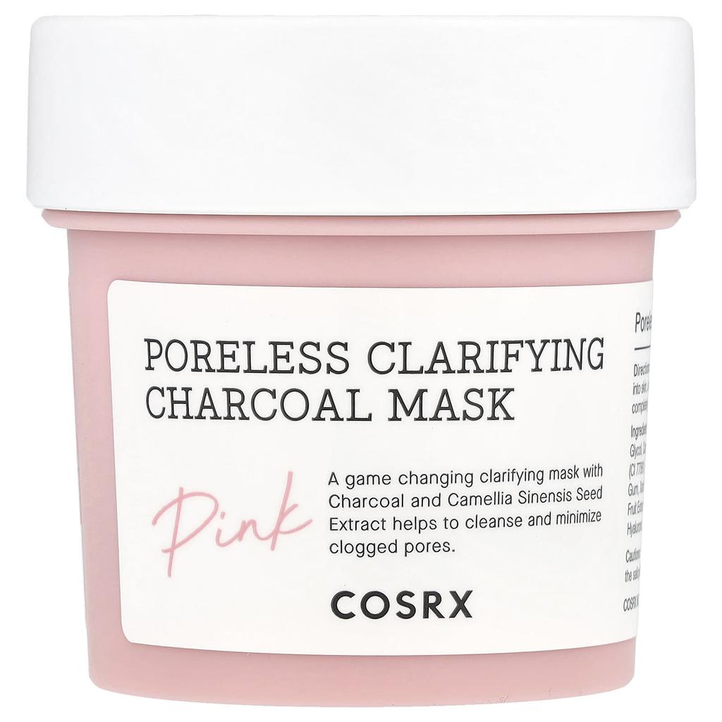 Poreless Clarifying Charcoal Beauty Mask, Pink, 110G(3.88Oz)