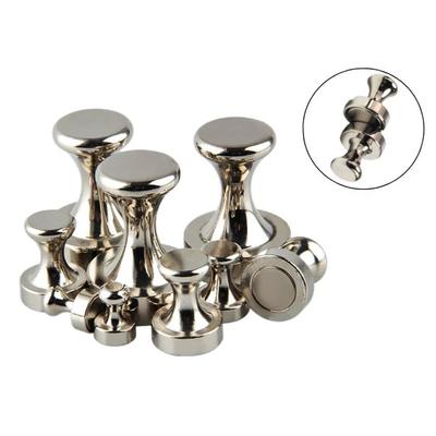 Alfiler de Mapa Magnético de Metal Imán Potente de Neodimio Chincheta Circular Gancho de Pared para Hogar Cocina Sala de Estar Refrigerador Pizarra Blanca