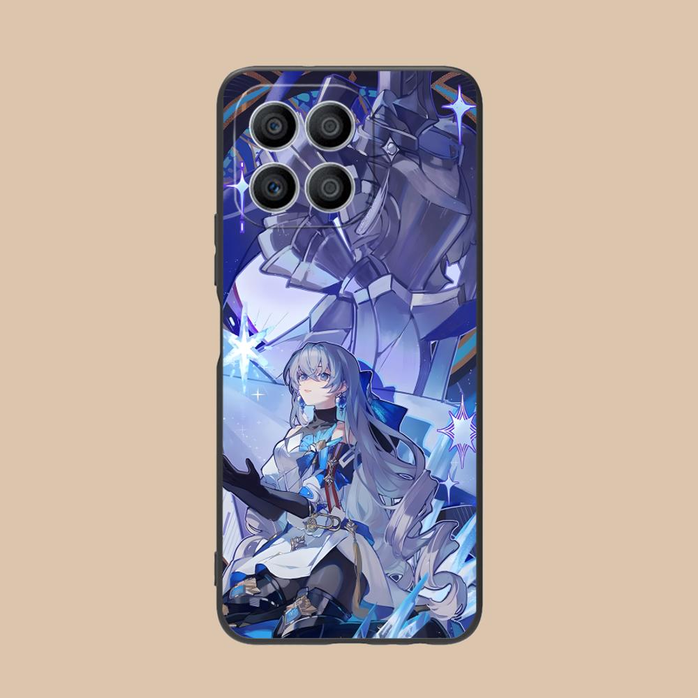 

HSR Bronya Matte TPU Mobile Phone Case for Honor 90 80 70 60 50 30 20 10 9 8 7 Pro S SE Lite 5G Colorful Printing Cover Honor 8