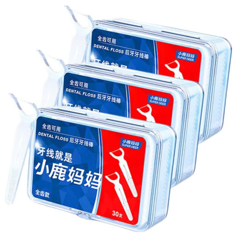 

Deer Mom Y-Shape Back Molar Floss Sticks