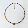 Exquisite Y2K Light Luxury Necklace with Natural Stone & Forest Mushroom Beads