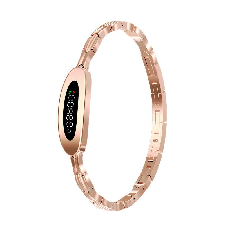 

S9 Жіночий смарт-браслет для тренувань, моніторингу серцевого ритму, сну, елегантний, модний, простий, водонепроникний браслет IP68 золотий