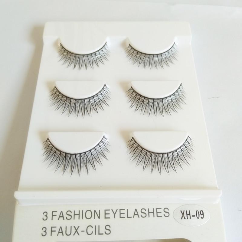 

Natural Long Cross Simulation False Eyelashes XH-09
