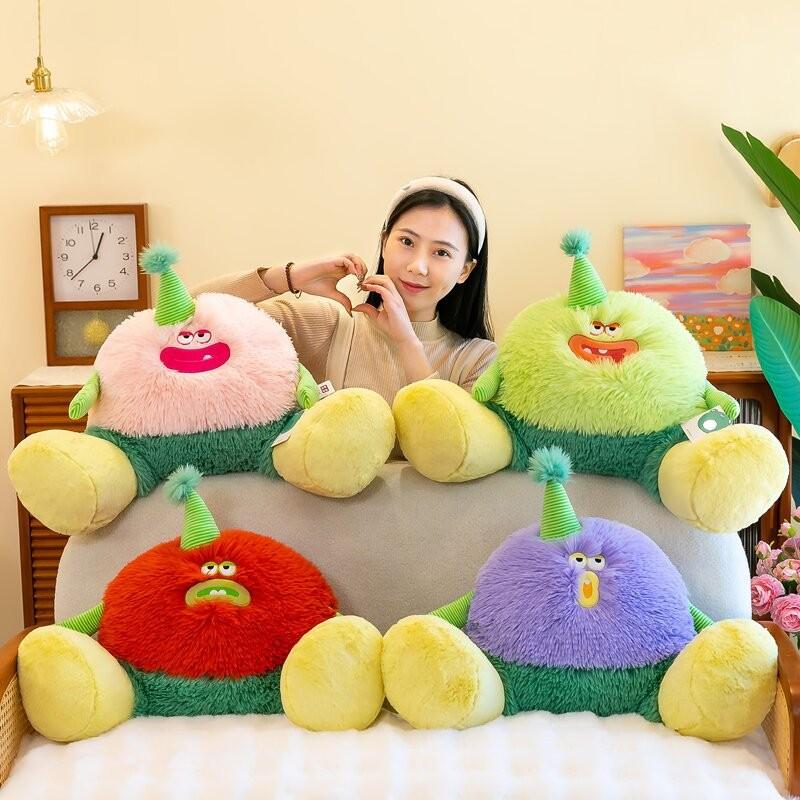 Monster Soft Bigfoot Plush Toy Doll Backrest Pillow Childrens Birthday Gift