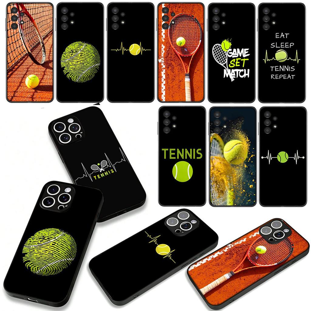 For Motorola Moto G54 G05 G24 G55 G75 G85 G15 G57 G86 Power Edge 50 30 Fusion Neo Pro Case Coach Eat Sleep Tennis Repeat Ball