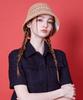 Seullipiseullib Line Minimal Brown Bucket Hat
