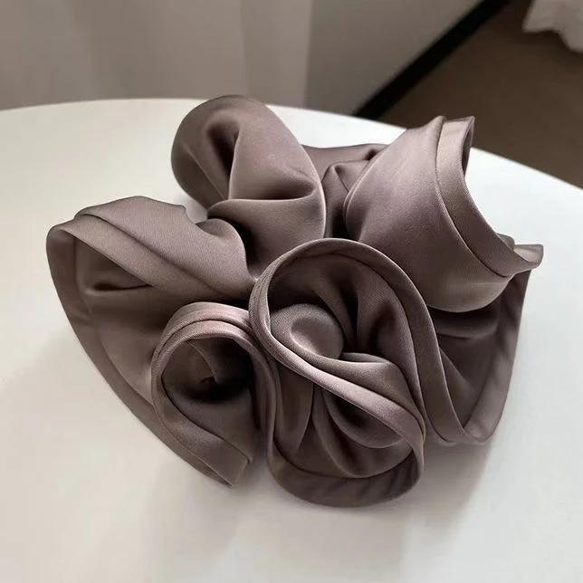 

Новая корейская мода Дизайнерский сенс Резинка для волос с грибком В стиле Ins Сатиновая резинка для волос для женщин с простым темпераментом Резинка для волос нового стиля