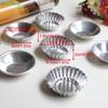 Stampini riutilizzabili in alluminio per crostate e muffin - Teglie scanalate per cupcake e tartellette all'uovo (Impilabile)