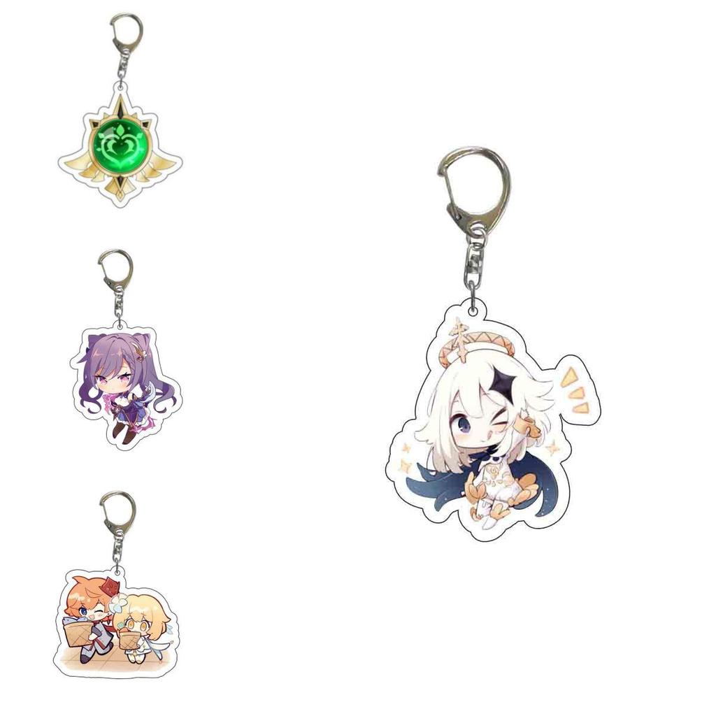 Vibrant Cartoon Keychain With Alloy Silicone Chain For Kids And Fans