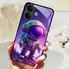Hartowane Szklane Etui Na Telefon VIVO V60 Lite V60Lite Pokrowiec Fajne Malowany Wilk Lew Odporne Na Wstrząsy Etui Na Vivo V 60 Lite Obudowa Funda