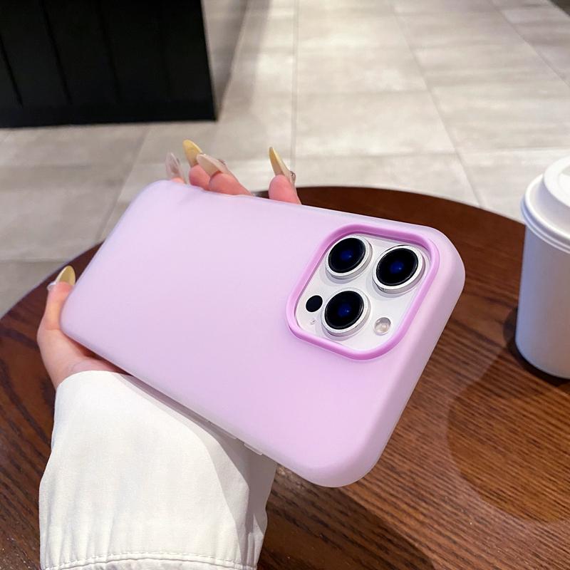 

NEW Candy Color Phone Case For iPhone 17 16 11 12 13 14 15 Pro Max Plus Air Protective Silicone Cover Funda Coque iPhone 11 Pro Max