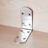 6Pcs Heavy Duty Stainless Steel L Bracket 90 Degree Angle Corner Support Bracket For Furniture Cabinet Shelf Wood Chair