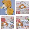 Cinnamoroll Plush Key Holder With Taiyaki Design For Bag Or Keys