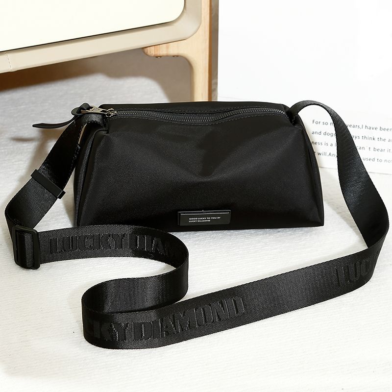 

Women s Lightweight Casual Sports Crossbody Canvas Bag Black