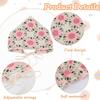 Flower Triangular HairScarf Knitted Small Square Scarf Ins Women's Headscarf  for Autumn