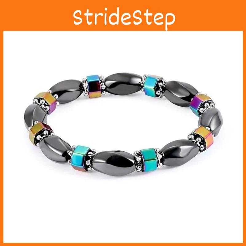 2022 Summer Collection Lhsl-059 Magnetic Stone Bracelet In Rainbow Colors Natural Style