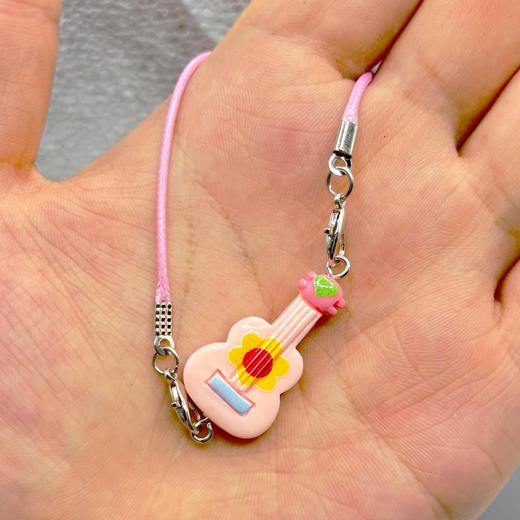 Dollhouse Mini Pendant Cartoon Camera Bow Knot Lanyard Accessory