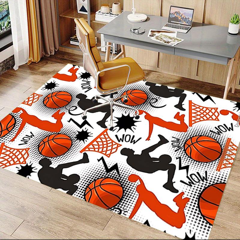 1PC Basketball Hoop Extra Large Non Slip Floor carpet, Office, family, bedroom, Studio   Large Area Rug Indoor Rugs, , Vibrant Colors