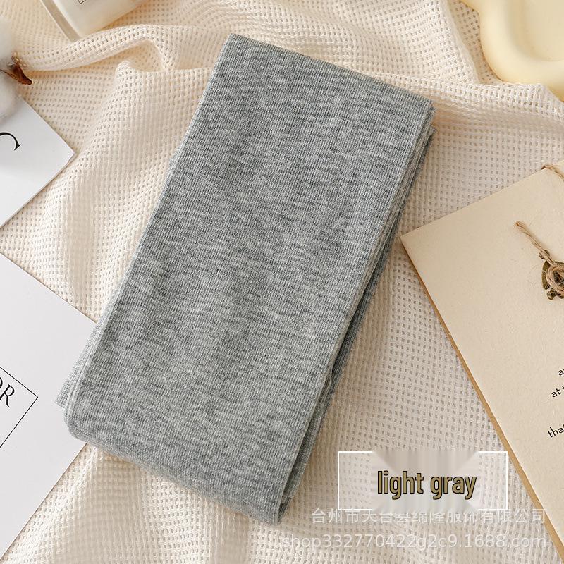 Damen Leggings mit hohem Bund, rauchgrau, dick mit Samt gefüttert: Warme, Schlankmachende Baumwoll-Steigbügeltights für Herbst und Winter