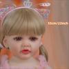 Beautiful Reborn Baby Girl Dolls Betty 55cm Full Silicone Body Rebirth Doll Washable Straight Leg Realistic Simulation Dolls for Kids Play House Gifts