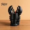 Talos Lobster Pen Holder, 3D Printed Desktop Organizer, Crayfish Pencil Stand for Office Desk Student Supplies, Halloween Party Decoration Gift
