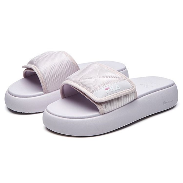 Fila Fusion Donut Dx Velcro Rubber Sole Slide Sandals Women Footwear Pink White T12W125501FOI