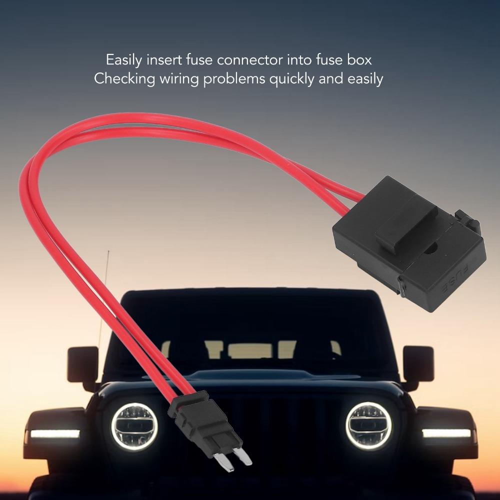 5PCS 20A Rating Car Holder Connector 16AWG Wire ACK S 10.9mm Mini Holder Heavy Duty Wire Extension Vehicle Electrical System