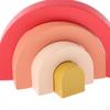 4 Pieces/set Stacker Building Blocks Wooden Toys Shape Matching Learning for