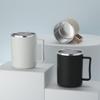 304 Stainless Steel Double-Layer Mouthwash Cup for Students and Households