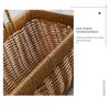 Woven Hanging Basket for Kitchen Storage: Ginger, Garlic, Onion, Egg, Fruit - Imitation Rattan Wall Basket