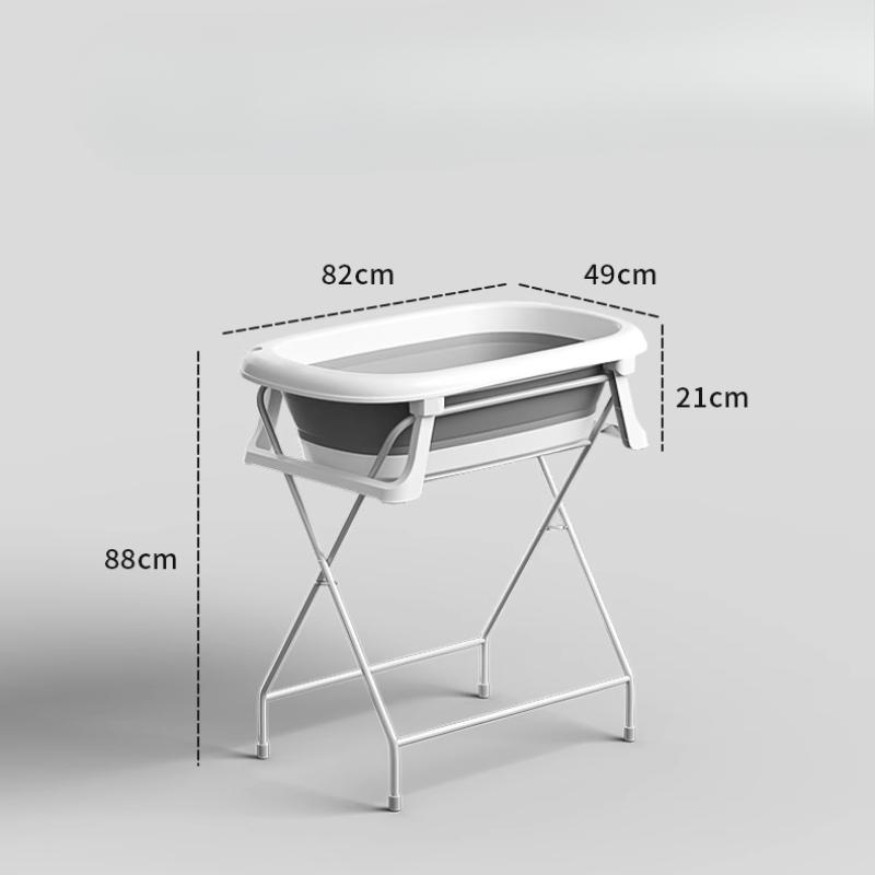 Foldable Pet Bathtub Without Bending Down Dog Supplies Cat and Dog Heighten Bathtub with Elevated Bracket Bathing Table