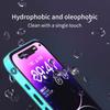 For iPhone 16 Pro Max 16e 15 Pro Max 14 Pro Max 13 Plus 13 Mini 12 Pro Max Glow In The Night Frame Sticker Film + Camera Lens Protection