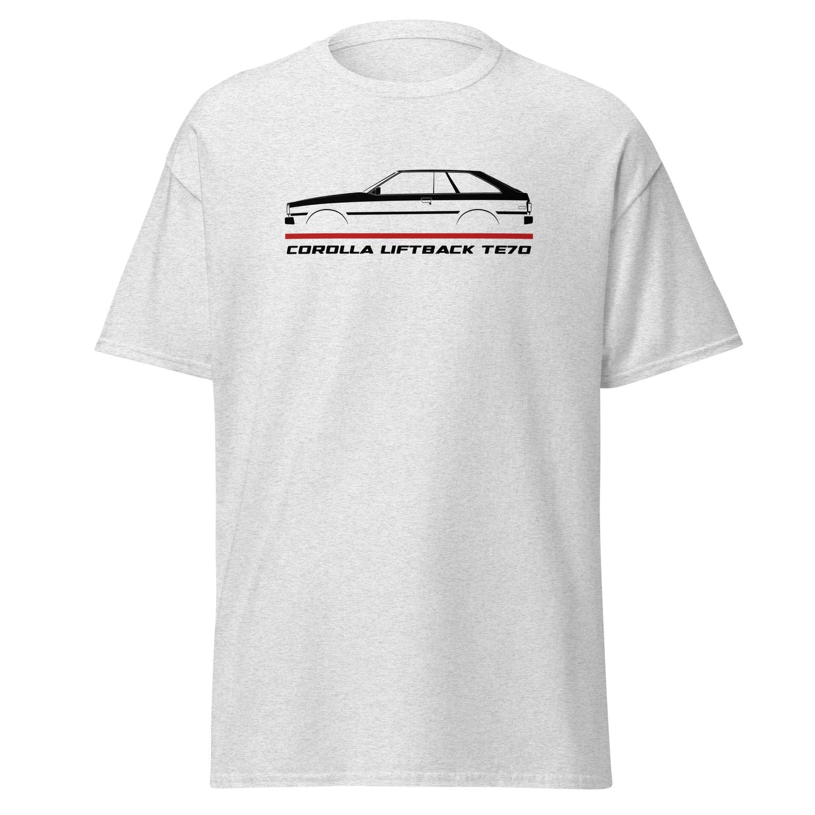 

Premium T-Shirt For Toyota Corolla Liftback TE70 1979-1982 Car Fans Gift Tee L