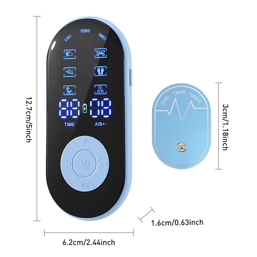 EMS NMES TENS Electronic Boday Massager Muscle Stimulator 18 Modes 30 Intensity Full Body Massager Relax Slimming Machine