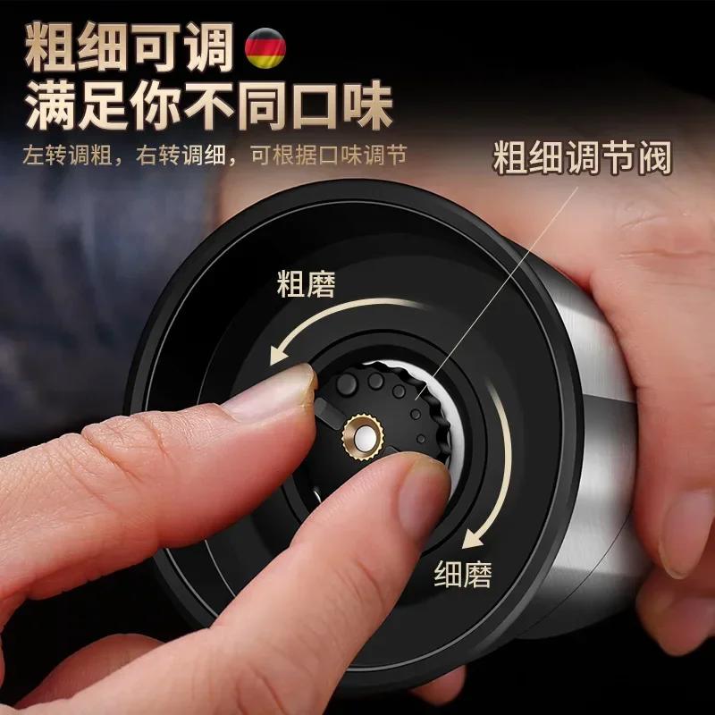 Two-in-one Pepper Grinder Stainless Steel Double-head Kitchen Gadgets Sea Salt Spice Manual Two-head Grinder