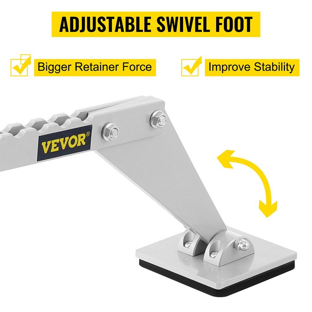 VEVOR Dent Pull Lever Bar 6 Claw Hook Portable Dent Pull Bar Aluminum Alloy Dent Puller Single Leg Lifter for Car Dent Repairing