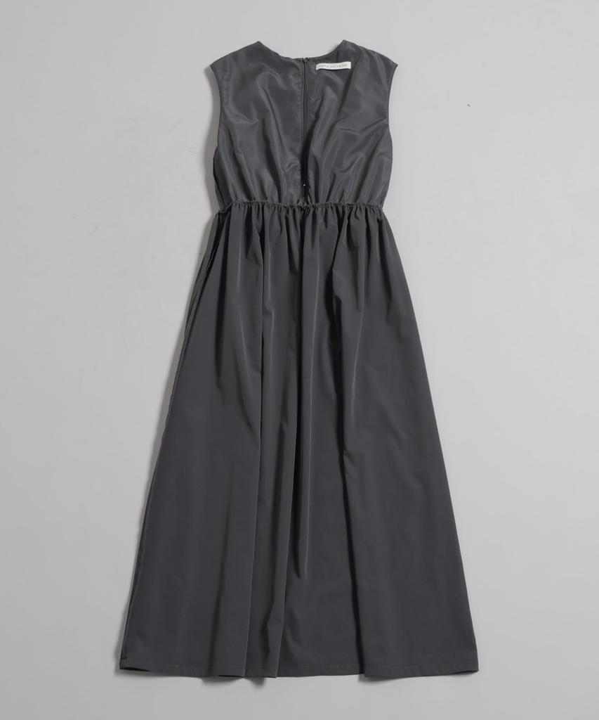 Nano Universe Style Sleeveless F Women's Set-Up Dress, 021, L. Gray, 673-5219308