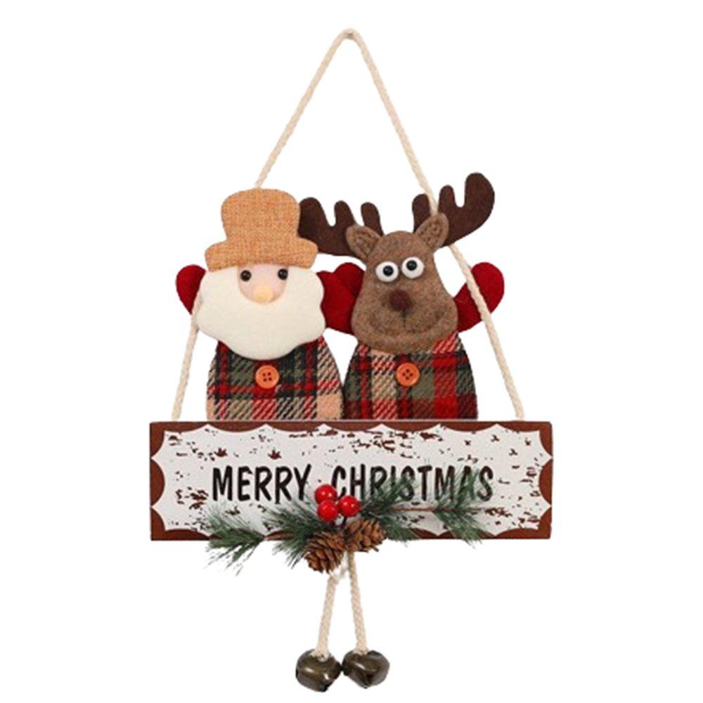 Santa Claus Christmas Pendant Creative Merry Christmas Ornament  Party Decoration
