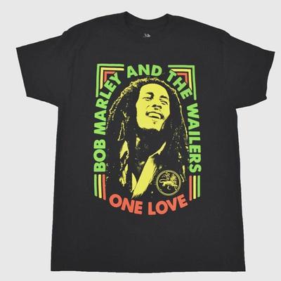 Zion Rootswear Mens Bob Marley And The Wailers One Love T Shirt New S M L XL