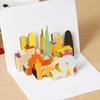Square Pop-Up 3D Thank You Card for Kindergarten Graduation