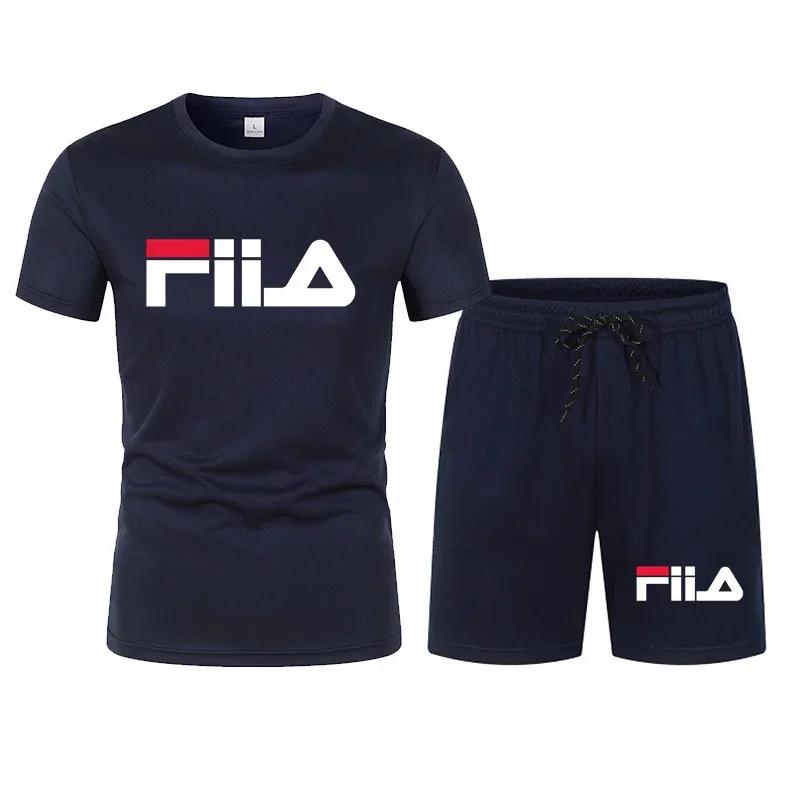 Herren Kurzarm Set, Lässig Modern Schnelltrocknend Sommer Sport Set