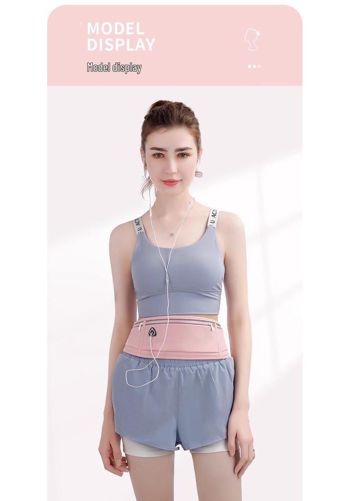 Unisex Running Waist Pack: Sweatproof, Breathable, Waterproof Sports Phone Bag and Multi-functional Fitness Gear Belt