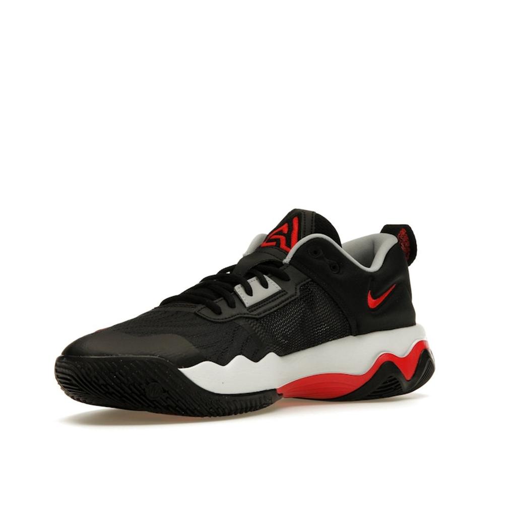 Nike Giannis Immortality 3 Double Trouble Unisex Sneakers Black Pure-Platinum Wolf-Grey DZ7533-004