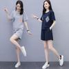 [Shop  ] Women S Argyle Body Cover Big Size Short Sleeve ShortS Set WLd wSet Ld 922