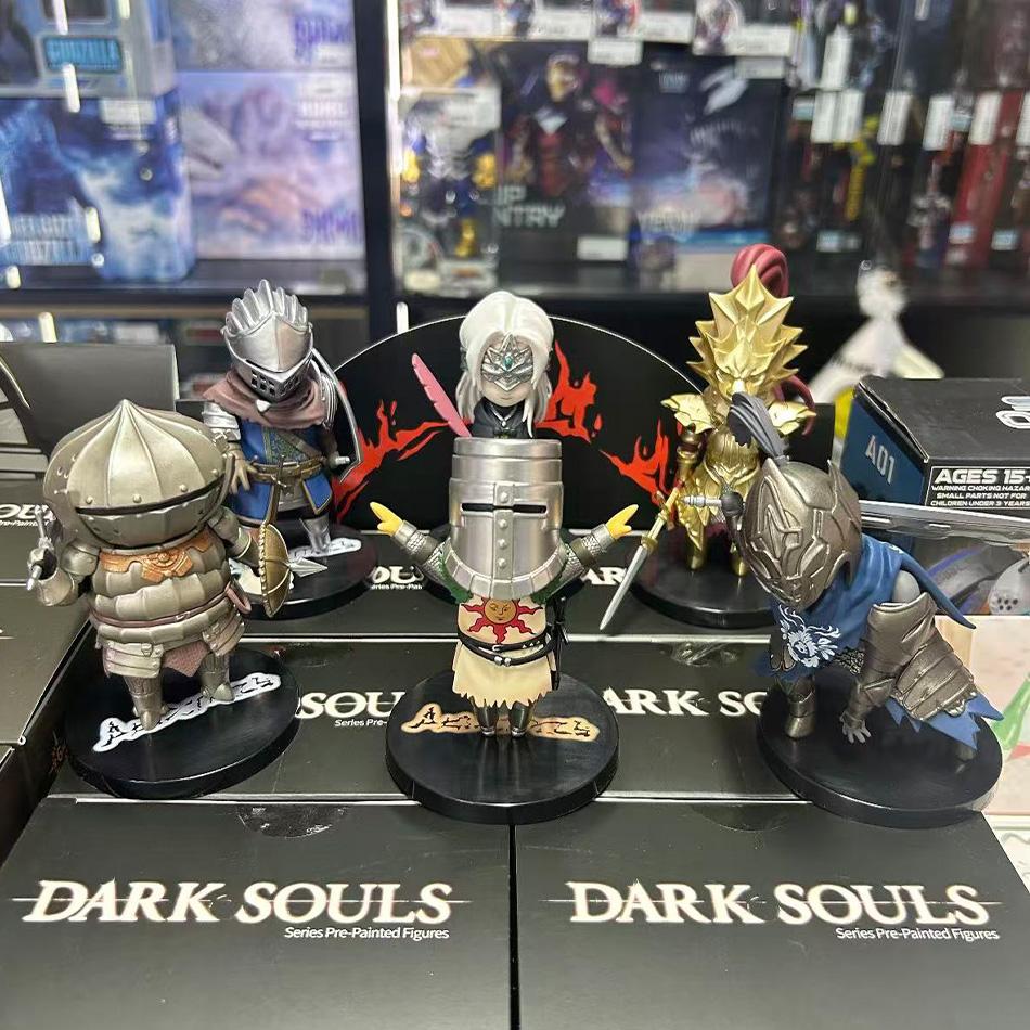 New Q version Dark Souls Anime Action Figure Solaire Artorias Ornstein Fire Keeper Doll Anime Figurine Model Toys for Boy Gifts