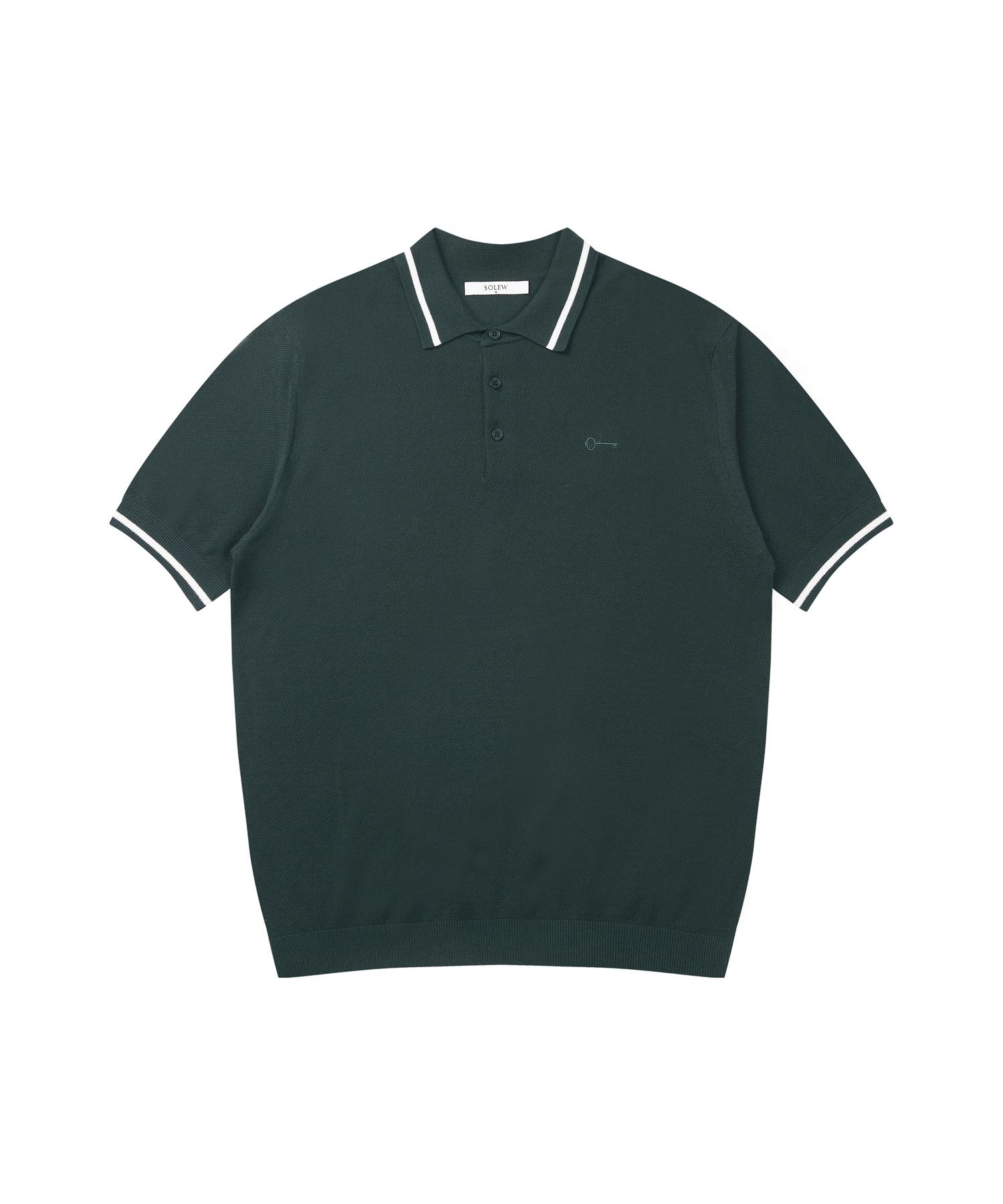 Soru Polo Knit_Dark Green L
