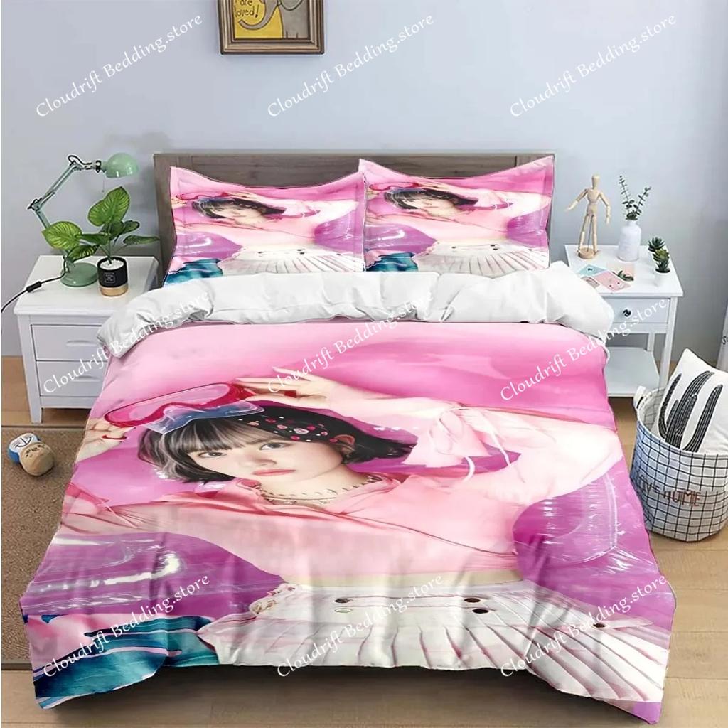 Exquisite Singer E-Eunha Fashion Anime Digital Printing Bedding Set Duvet Cover Comforter Bed Youth Kids Girl Boys Gift