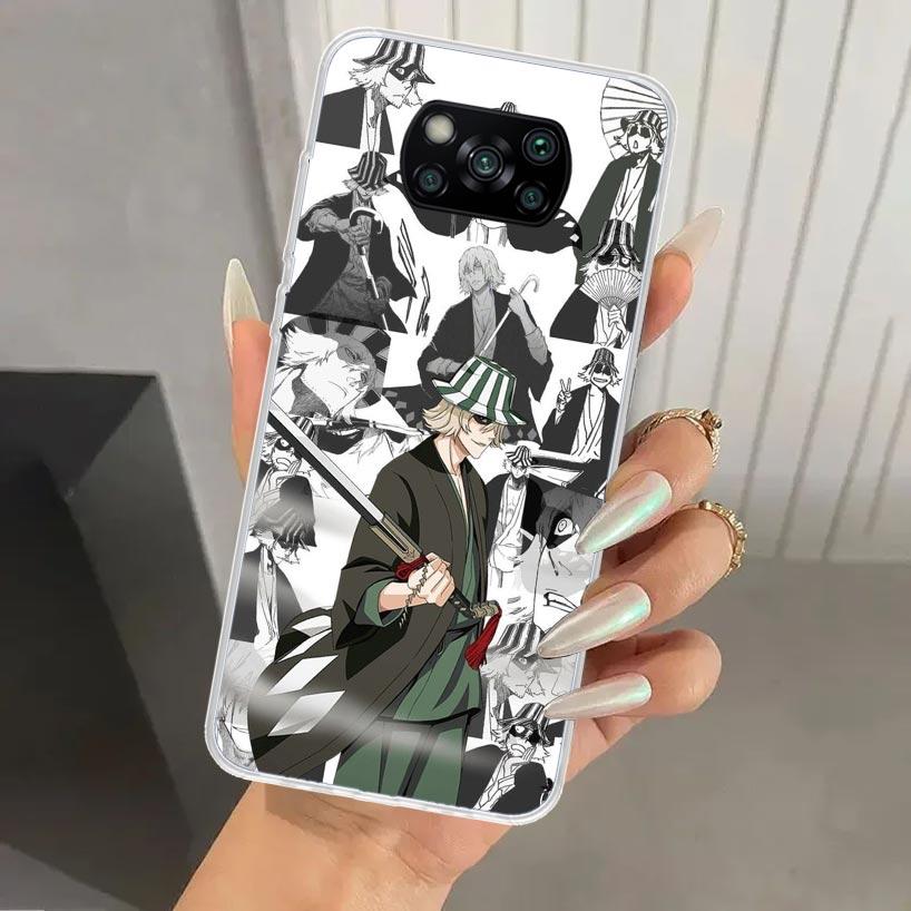Ichigo Kenpachi Bleach Anime Phone Case for Xiaomi Poco X5 X6 X7 Pro F7 Ultra M7 Redmi 15 15C 13 13C 12 12C 10 10A 10C 9 9A 9C 9