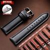 12/13/14/17/18/19/20/22mm Genuine Cowhide Leather Watchband for DW for Omega Men Black Brown Quick Release Strap with Pin Buckle